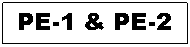 Text Box: PE-1 & PE-2