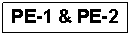 Text Box: PE-1 & PE-2